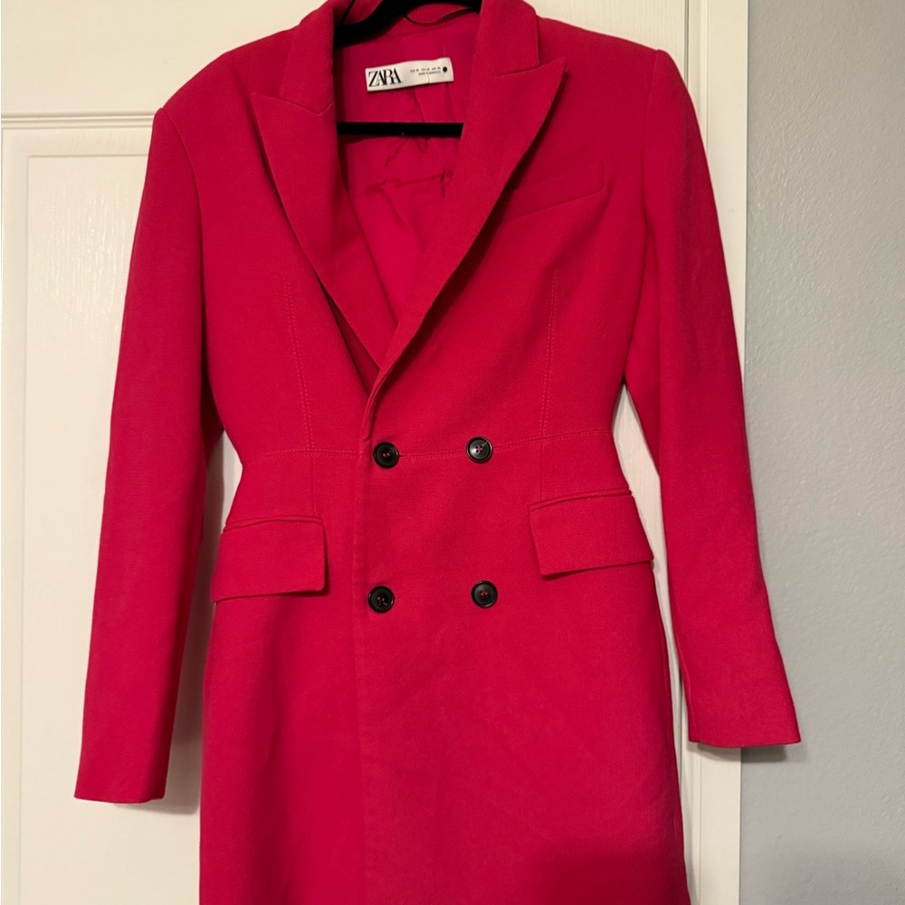 Zara Women's Bold Red Blazer